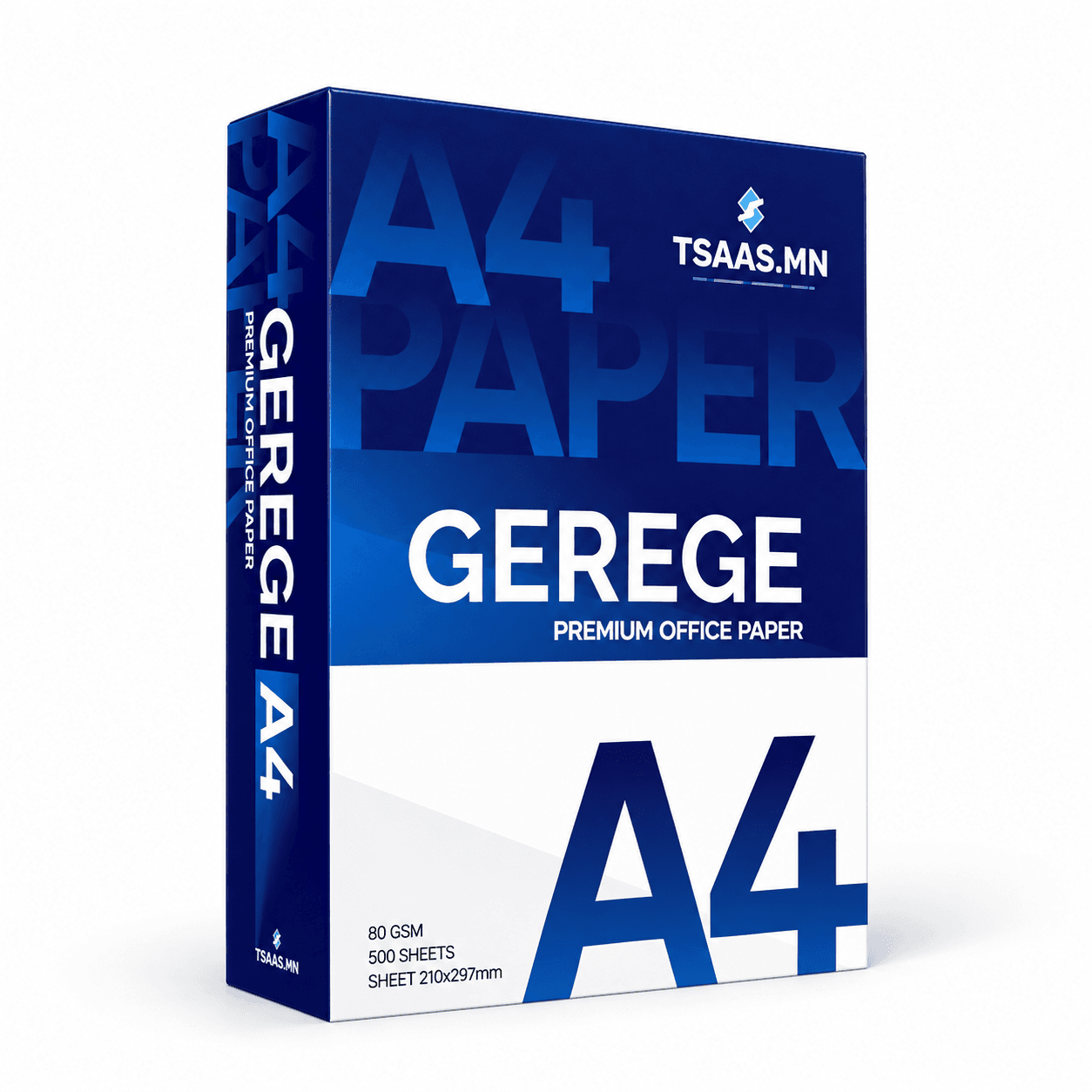 A4 цаас · 80 GSM · 500 хуудас